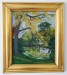 Vrba u jezírka, 1983, 46_38, olej na plátně